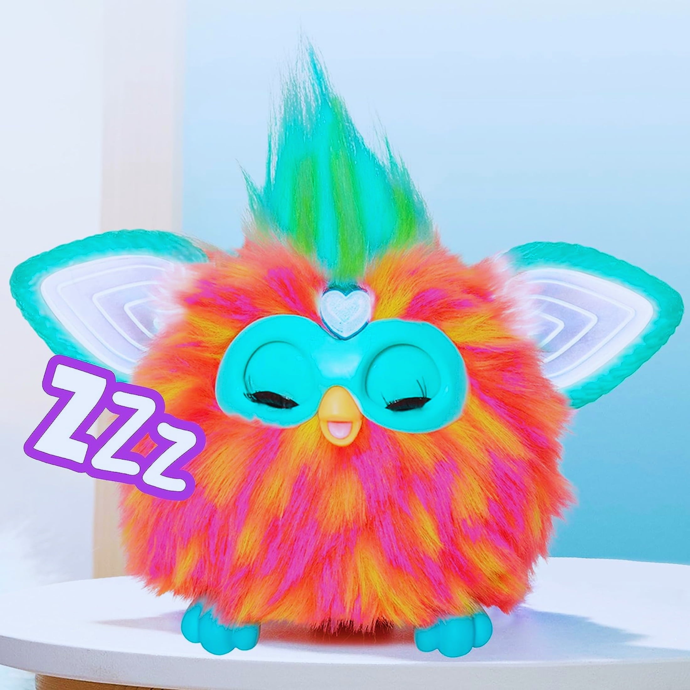 Furby Coral Interactive Plush Toys with 15 Fashion Accessories Voice Activated Animatronic Dancing Soft Toy for Kid Toddlers Christmas Holiday Birthday Gifts for 6 Yrs Old Up