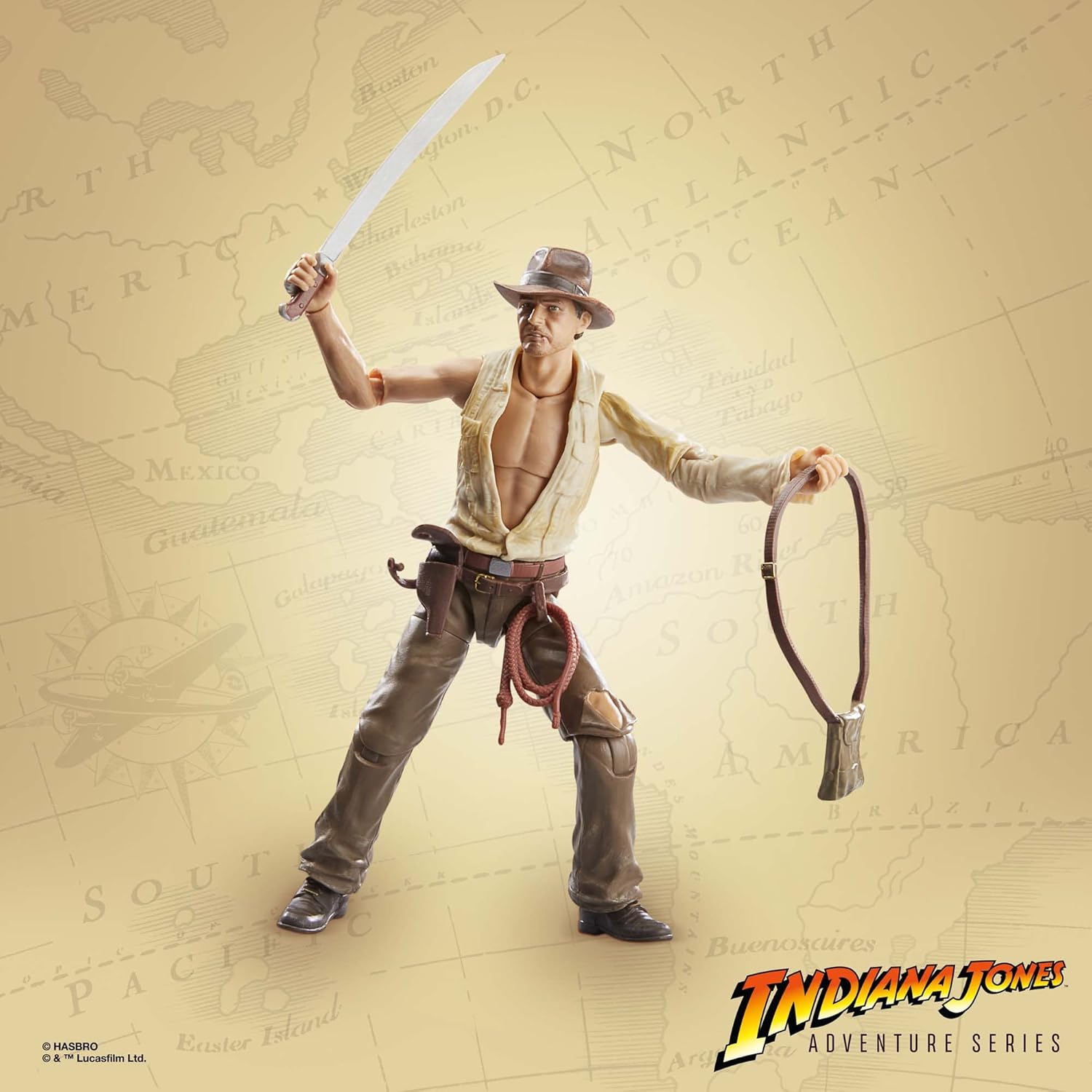 Indiana Jones and The Temple of Doom Adventure Series (Temple of Doom) Action Figure, 6-inch, Toys for Kids Ages 4 and Up