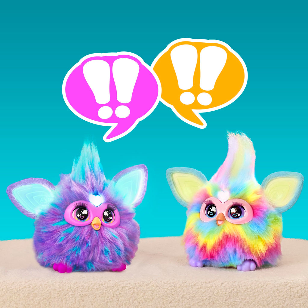 Furby Purple, 15 Fashion Accessories, Interactive Plush Toys for 6 Year Old Girls & Boys & Up, Voice Activated Animatronic