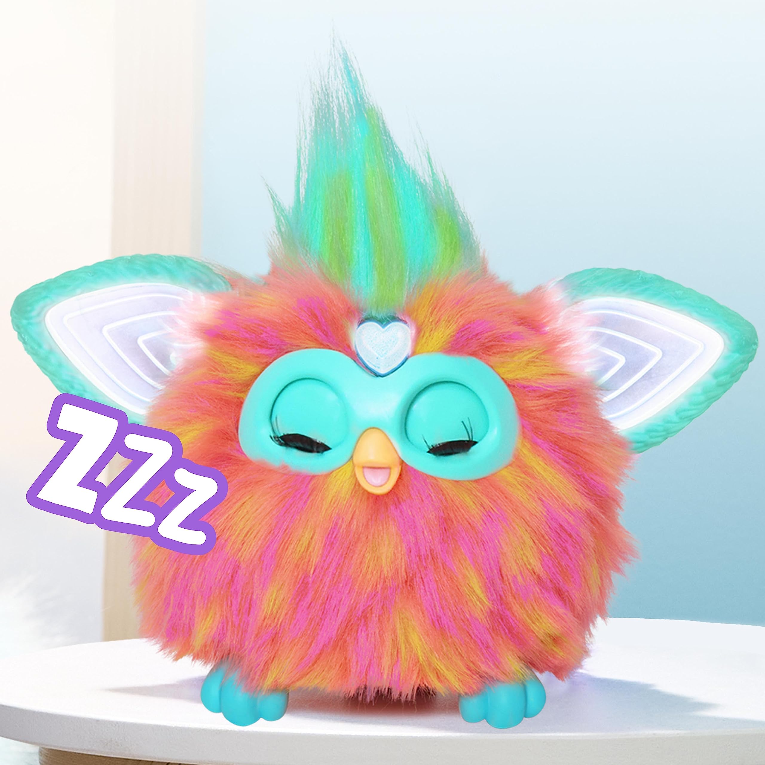 Furby Purple, 15 Fashion Accessories, Interactive Plush Toys for 6 Year Old Girls & Boys & Up, Voice Activated Animatronic