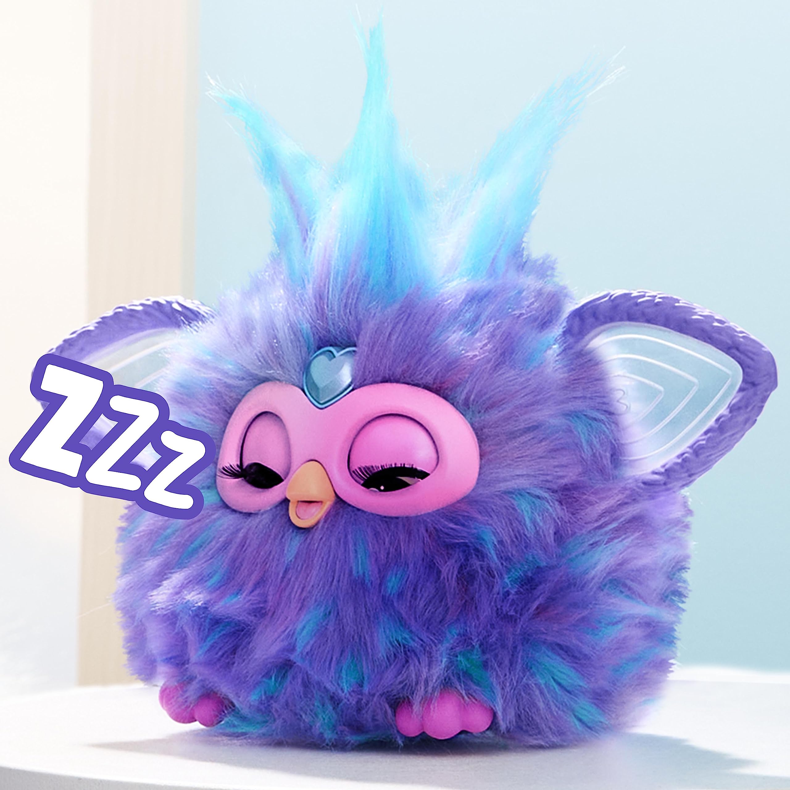 Furby Purple, 15 Fashion Accessories, Interactive Plush Toys for 6 Year Old Girls & Boys & Up, Voice Activated Animatronic