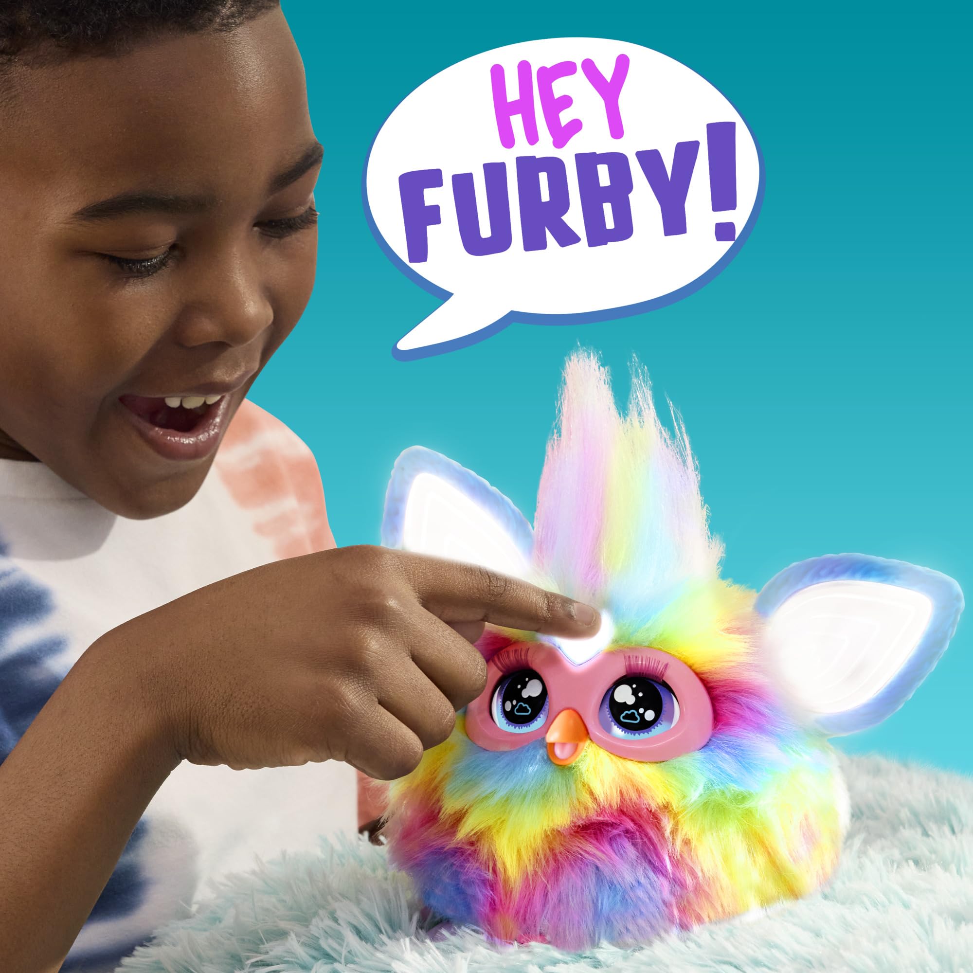 Furby Purple, 15 Fashion Accessories, Interactive Plush Toys for 6 Year Old Girls & Boys & Up, Voice Activated Animatronic