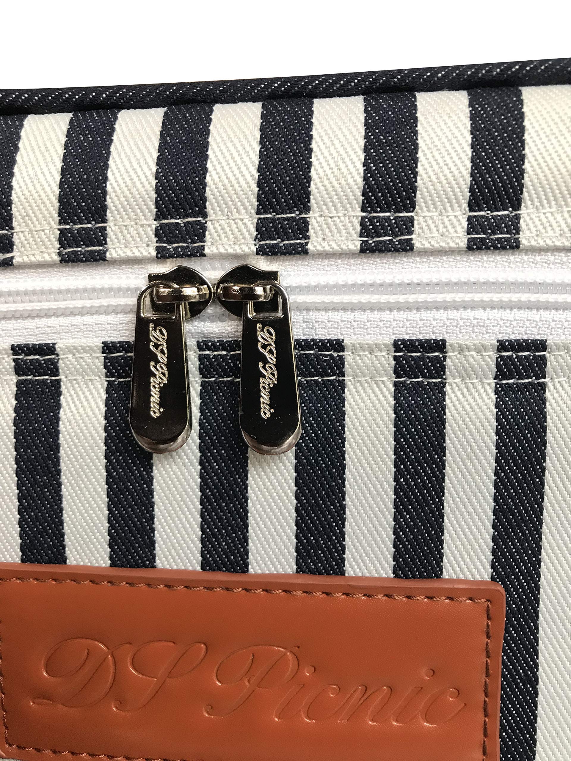 Insulated Wine Tote Bag Wine Bottle Carrier 4 Bottle Capacity Cooler Bag for Outdoor Camping Great Wine Lover Gift with Handle and Adjustable Shoulder Strap (Gray)