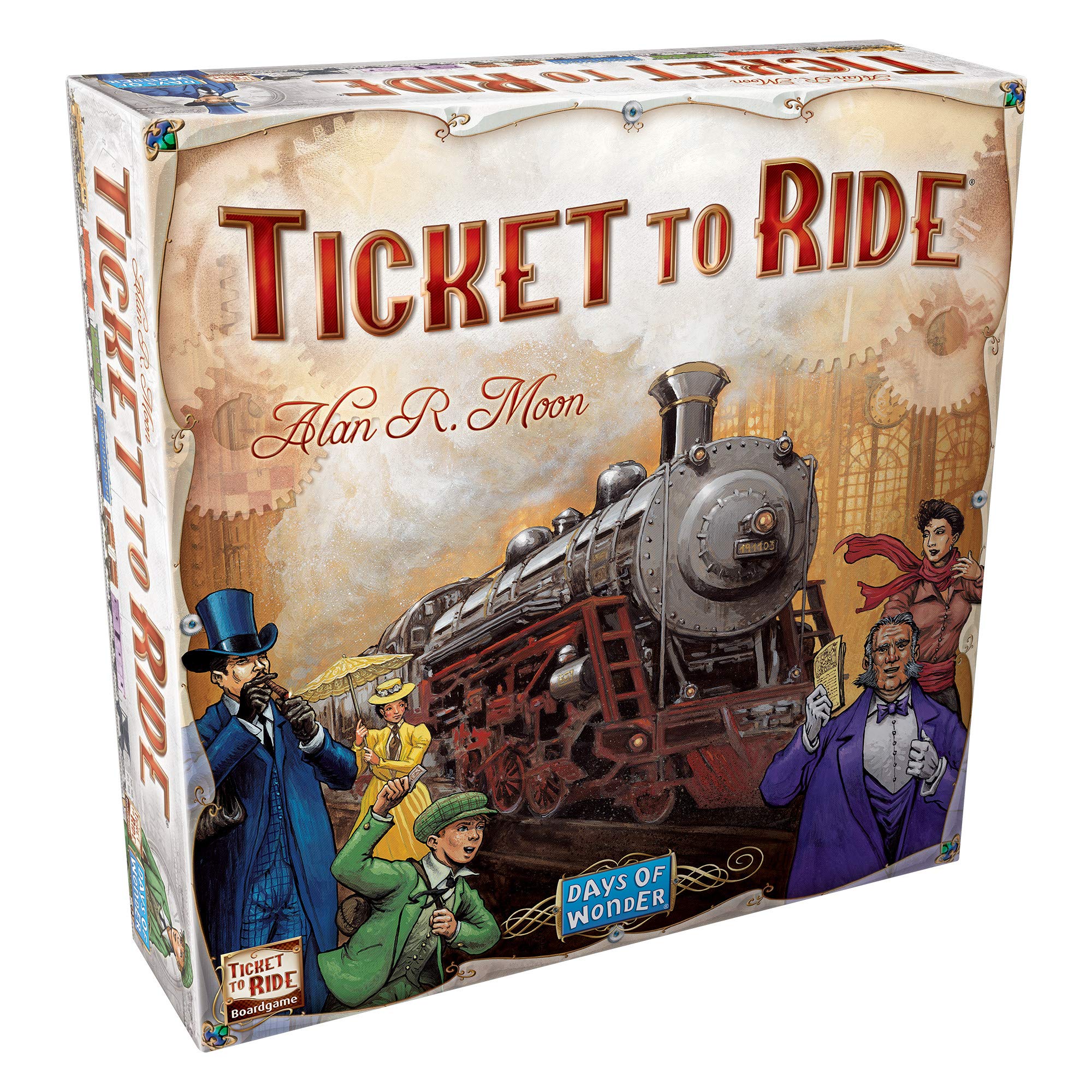 Asmodee Ticket to Ride Board Game (2025 Refresh) - A Cross-Country Train Adventure for Friends and Family, Strategy Game for Kids & Adults, Ages 8+, 2-5 Players, 30-60 Minute Playtime