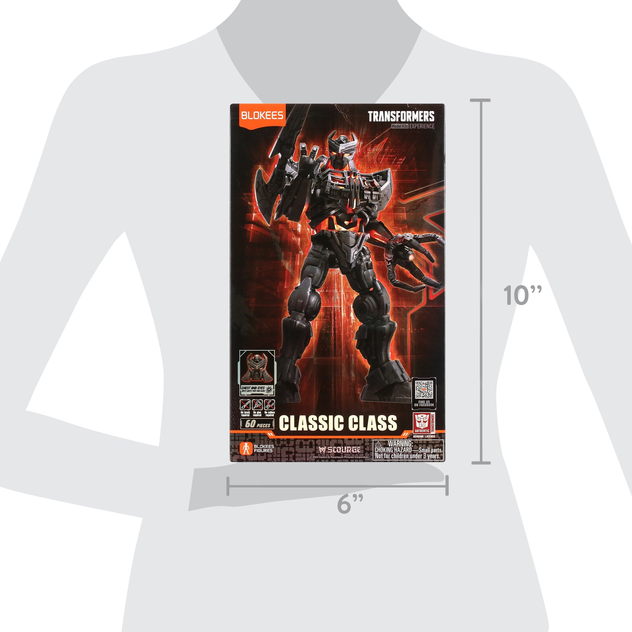 Blokees Transformers Classic Figure 03 Scourge