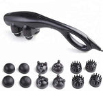 Load image into Gallery viewer, Glotrasol Handheld Neck Back Massager, 12 Interchangeable Nodes 4 Hammers Percussion Heads and Variable speeds for Foot Shoulder Leg Muscles Full Body Pain Relief Massager( Open Box Item)
