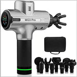 Load image into Gallery viewer, Massage Gun Deep Tissue Percussion Massager, MG3 Upgraded Handheld Sports Drill Quiet Brushless | 9 Speeds, 8 Interchangeable Heads, Long Life Battery 5200mAh | Helps Relieve Sore Muscle &amp; Stiffness
