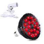 Load image into Gallery viewer, Red Light Therapy lamp with Socket, 54 W 18 LED Combo Deep Red 660 and Near Infrared 850nm Bulbs for Skin, Pain Relief, and Blood Circulation Improvement
