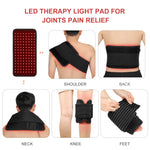 Load image into Gallery viewer, Red Light Therapy Belt Device, 660nm Red Light and 850nm Near Infrared Light Large wrap pad for Skin, Pain Relief &amp; Blood Circulation Improvement
