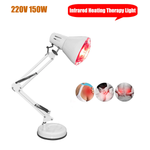 Load image into Gallery viewer, 150W Near Infrared Red Light Therapy Lamp, Light Heat lamp Set for Body Muscle Joint Pain Relief Blood Circulation Insomnia Improvement Finger Foot Back Shoulder Pain(New Upgraded) with Goggle
