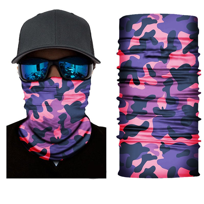 6 Pces American USA Flag Bandana Face Mask UV Protection Neck Gaiter Lighweight Balaclava Face Cover for Women Men